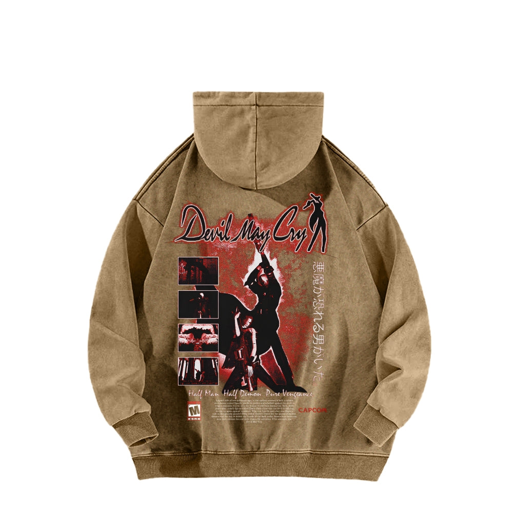Devil May Cry Unisex washed sweatshirts 2510016896