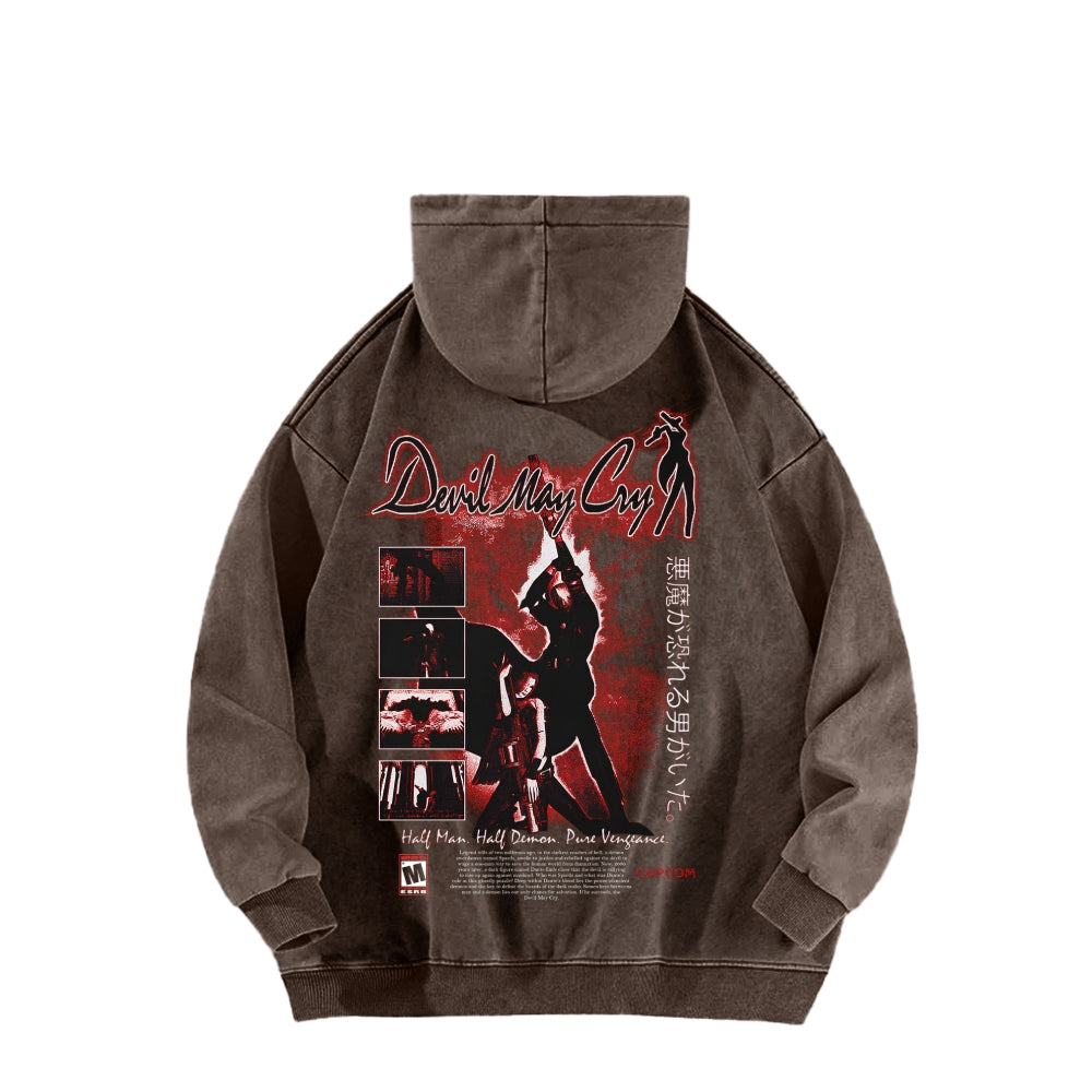 Devil May Cry Unisex washed sweatshirts 2510016896