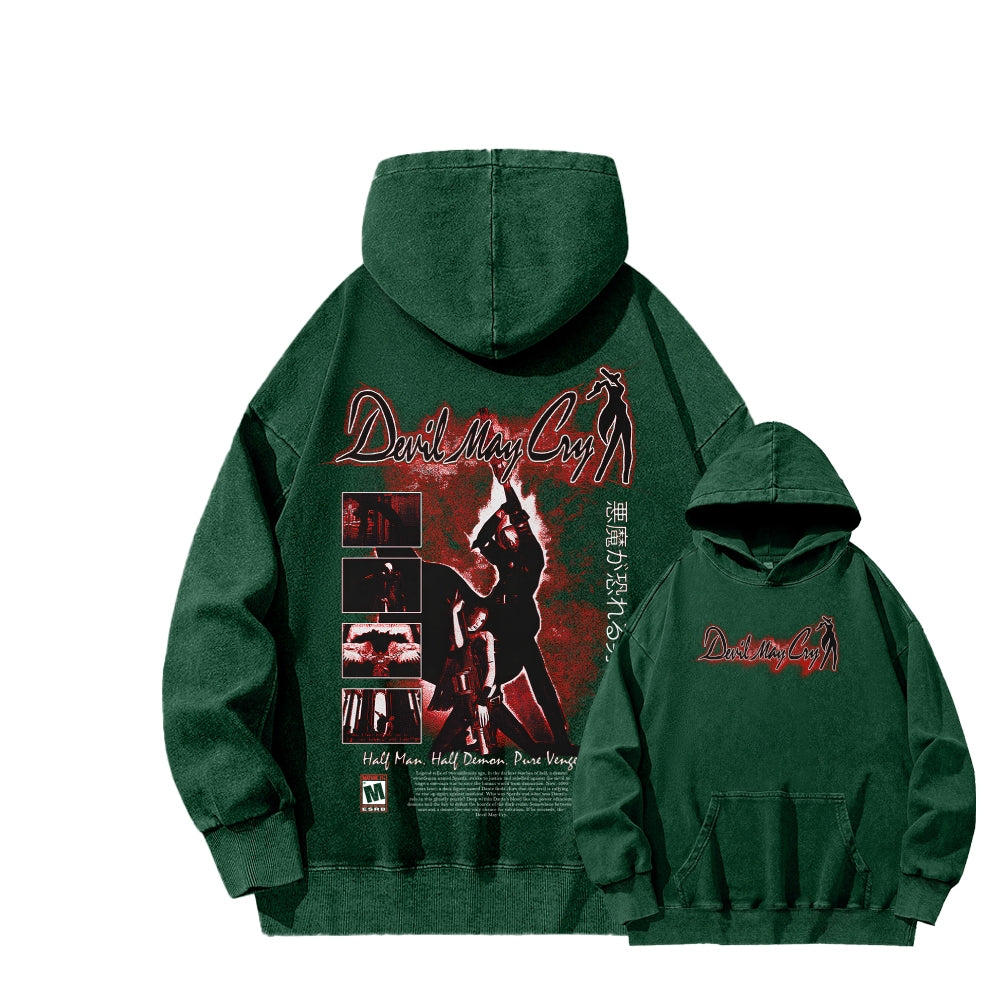 Devil May Cry Unisex washed sweatshirts 2510016896