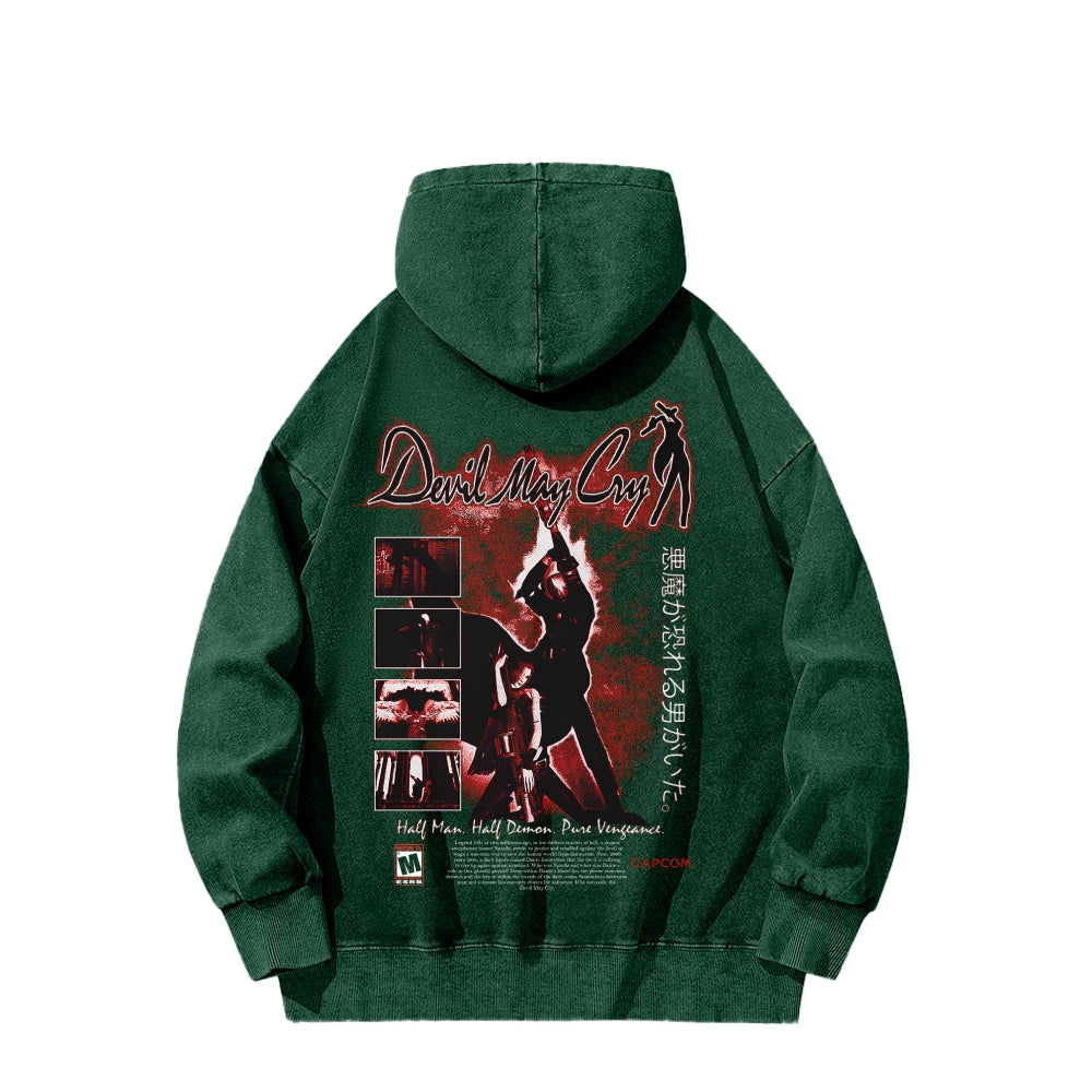 Devil May Cry Unisex washed sweatshirts 2510016896