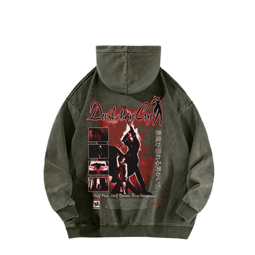 Devil May Cry Unisex washed sweatshirts 2510016896