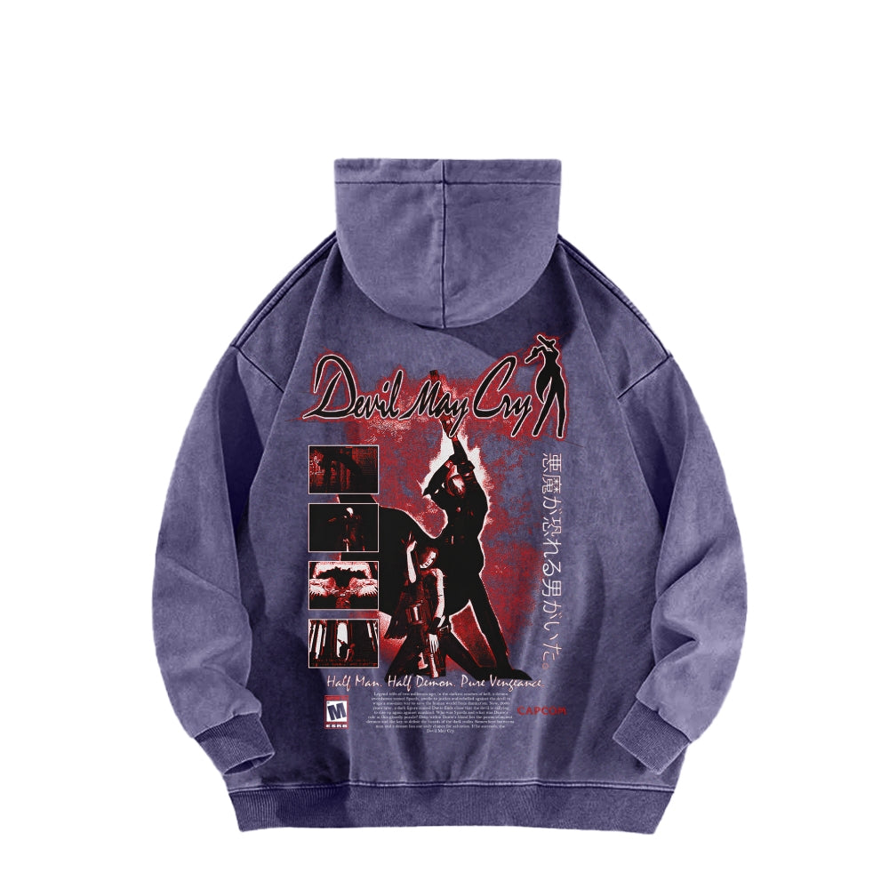 Devil May Cry Unisex washed sweatshirts 2510016896