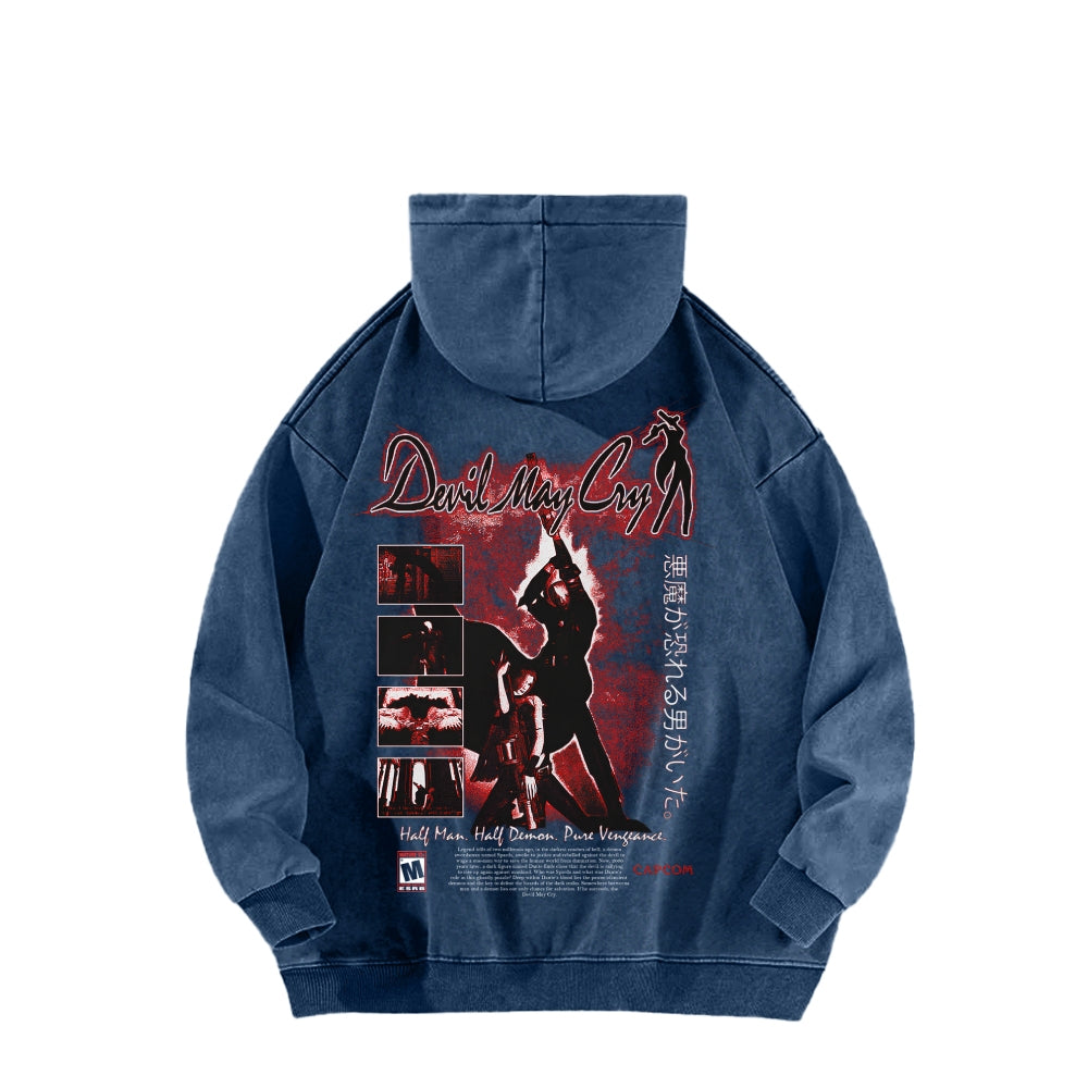 Devil May Cry Unisex washed sweatshirts 2510016896