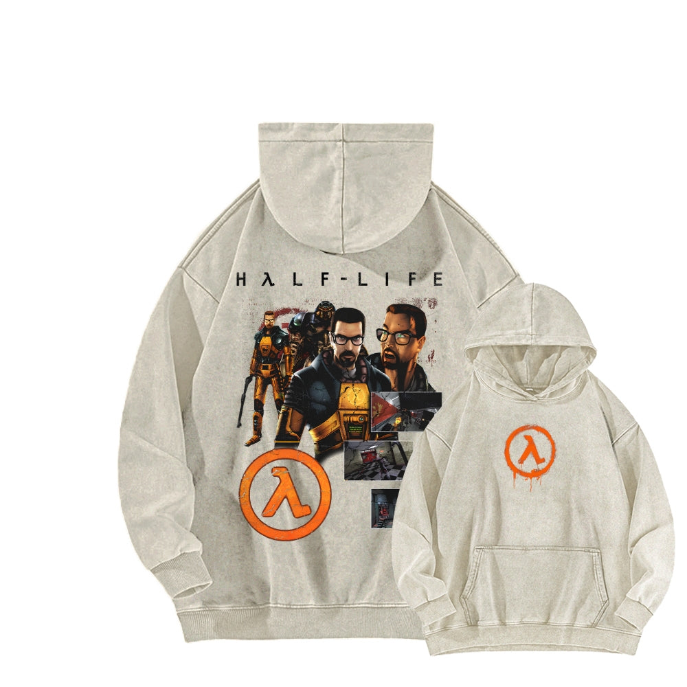 Half Life Unisex washed sweatshirts 2510017196