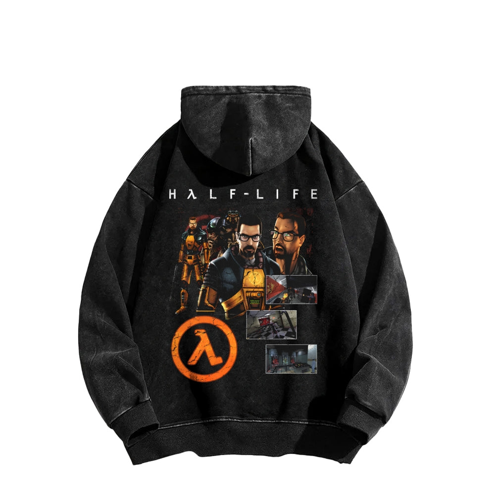 Half Life Unisex washed sweatshirts 2510017196