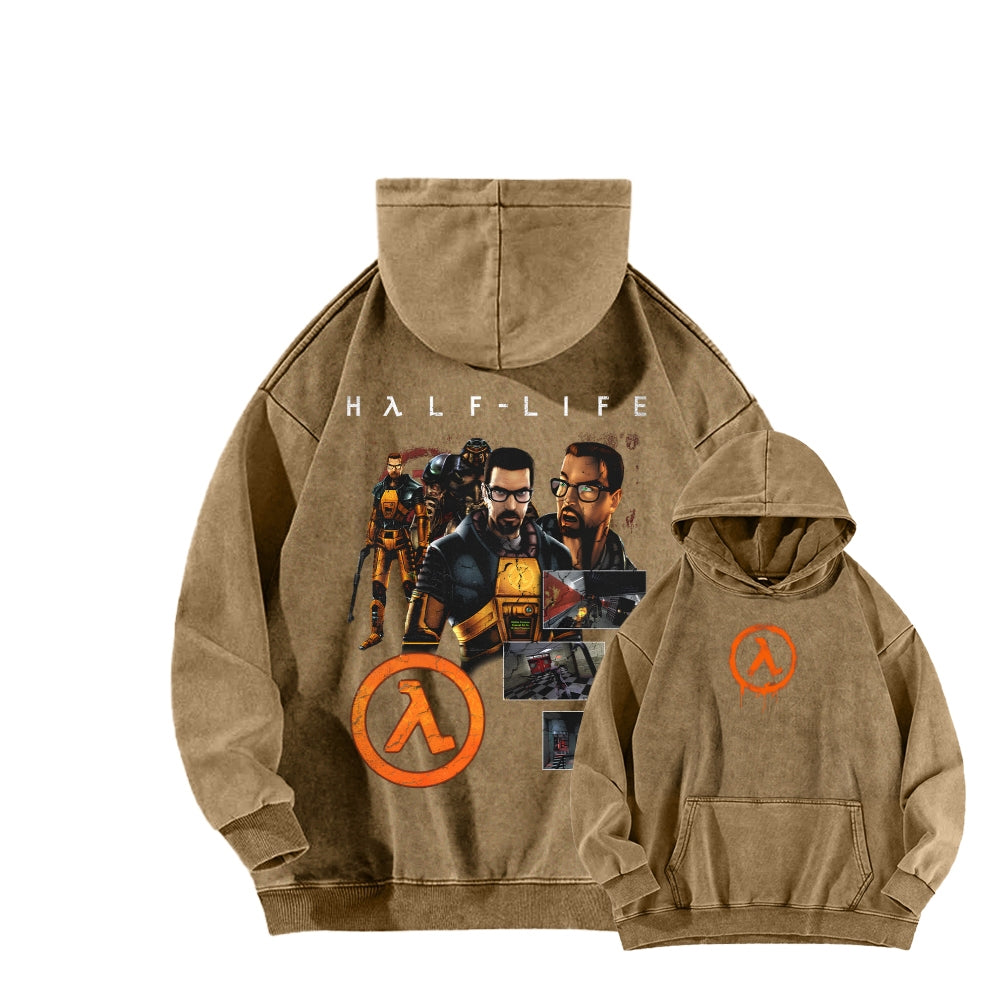 Half Life Unisex washed sweatshirts 2510017196