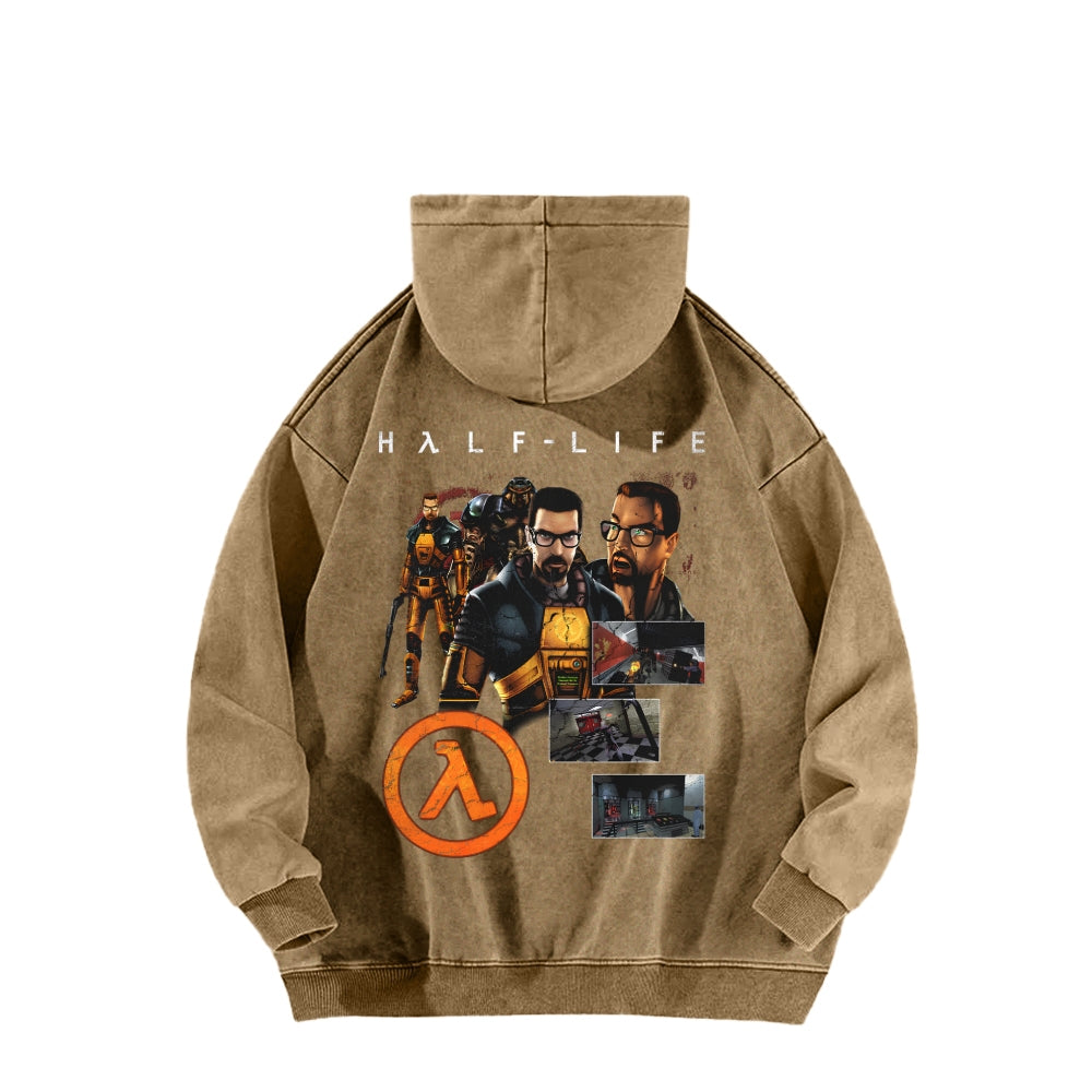 Half Life Unisex washed sweatshirts 2510017196