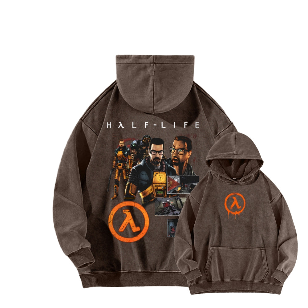 Half Life Unisex washed sweatshirts 2510017196