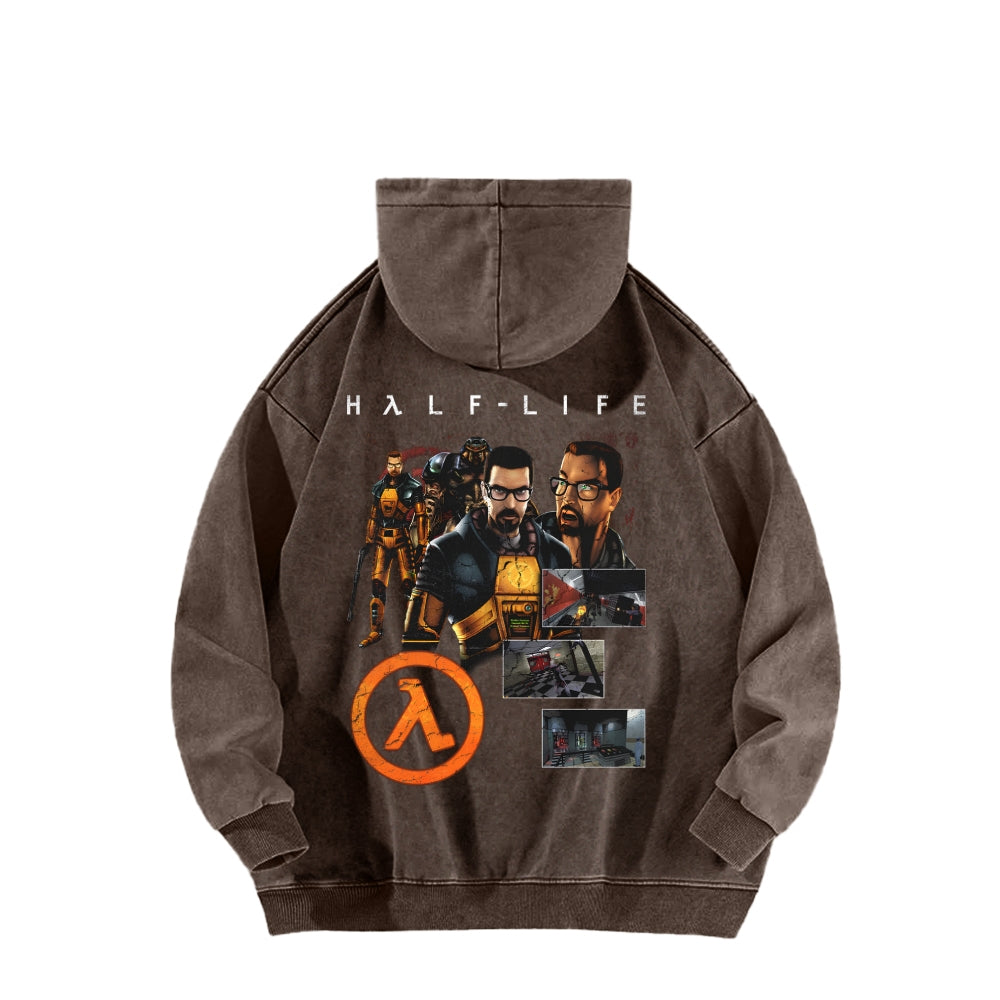 Half Life Unisex washed sweatshirts 2510017196