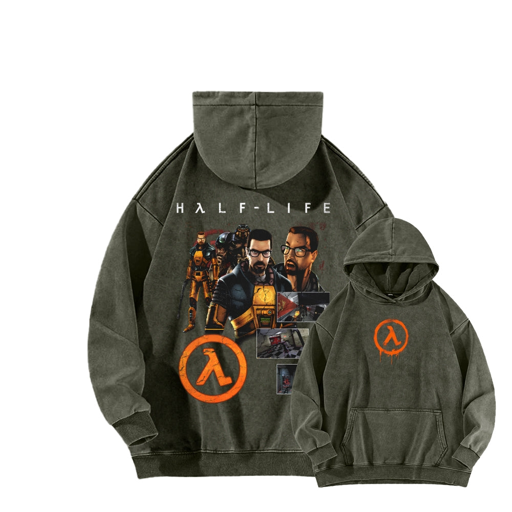 Half Life Unisex washed sweatshirts 2510017196