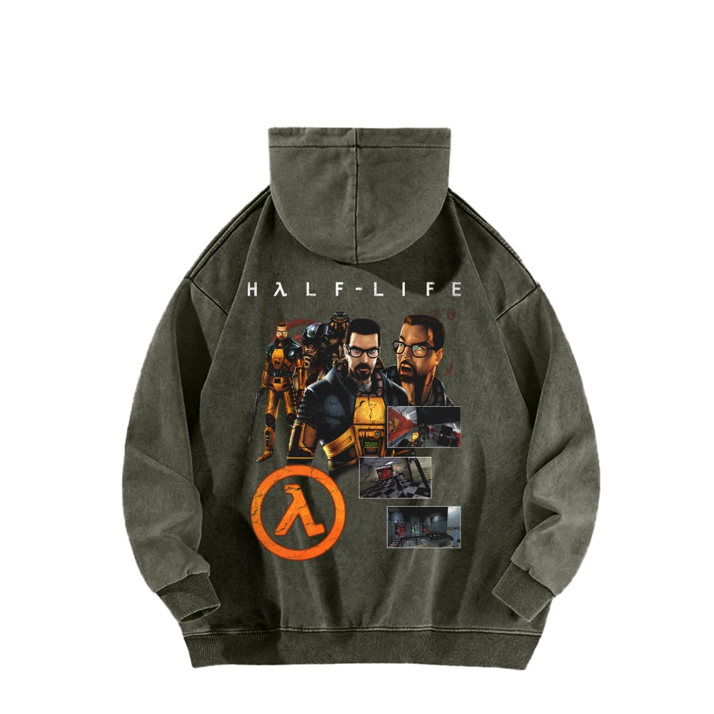 Half Life Unisex washed sweatshirts 2510017196