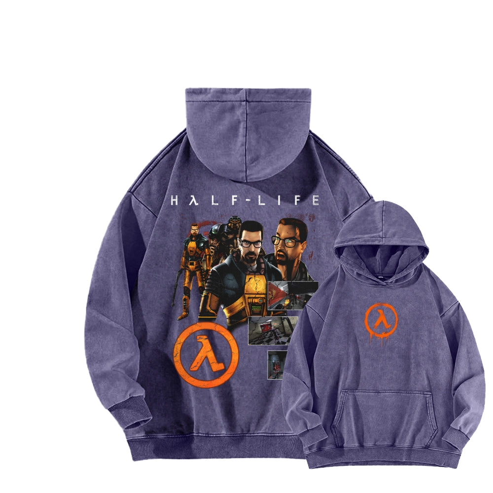 Half Life Unisex washed sweatshirts 2510017196