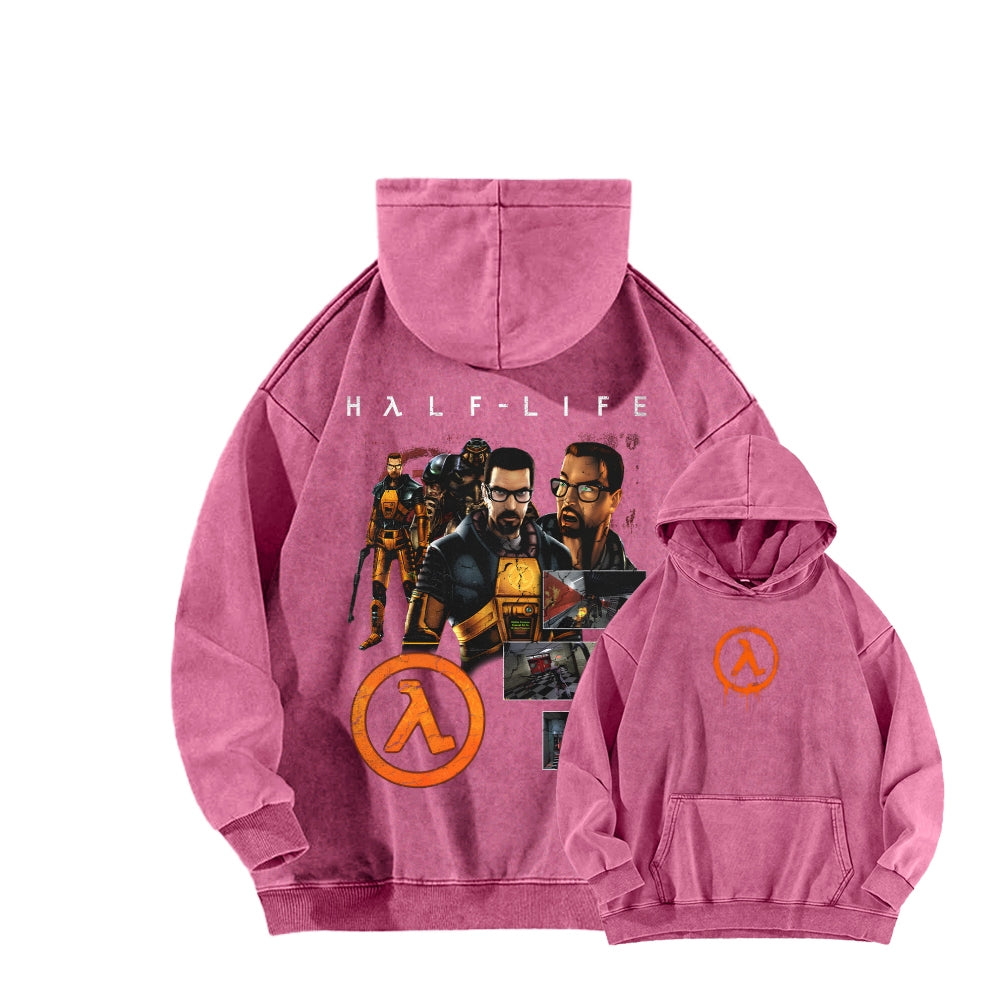 Half Life Unisex washed sweatshirts 2510017196