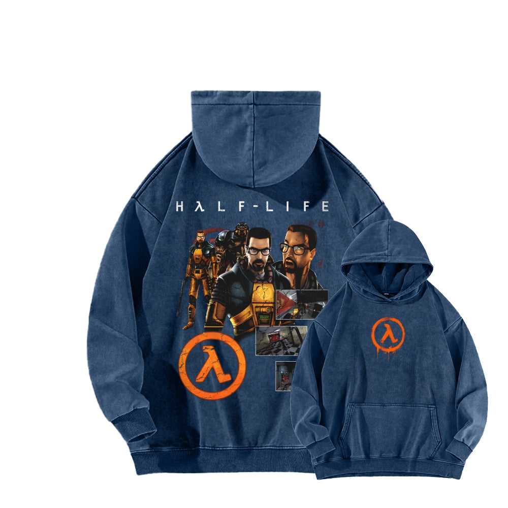 Half Life Unisex washed sweatshirts 2510017196