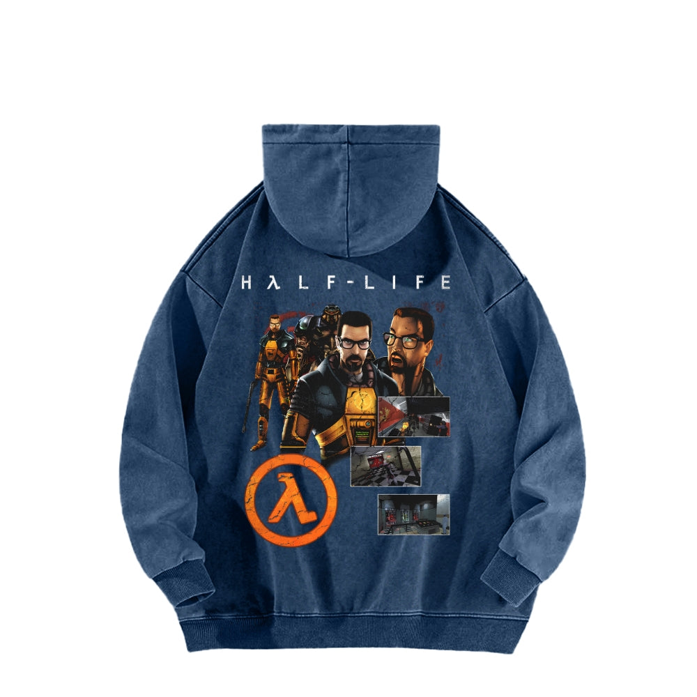 Half Life Unisex washed sweatshirts 2510017196