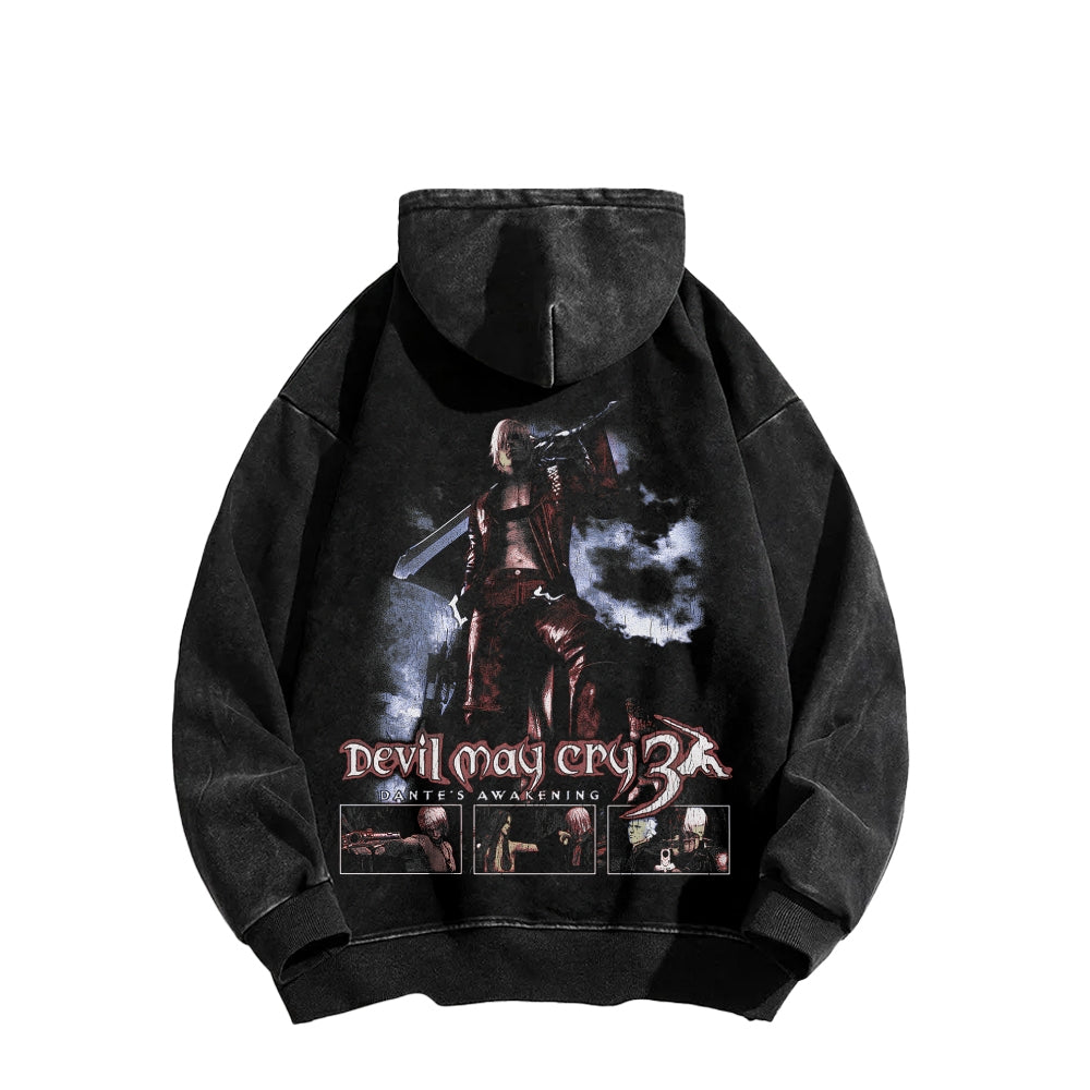 Devil May Cry Unisex washed sweatshirts 2510017215