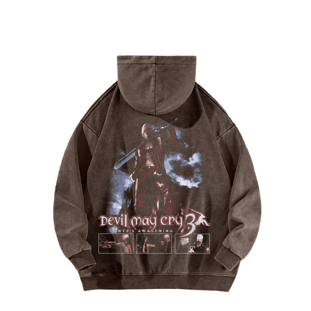 Devil May Cry Unisex washed sweatshirts 2510017215