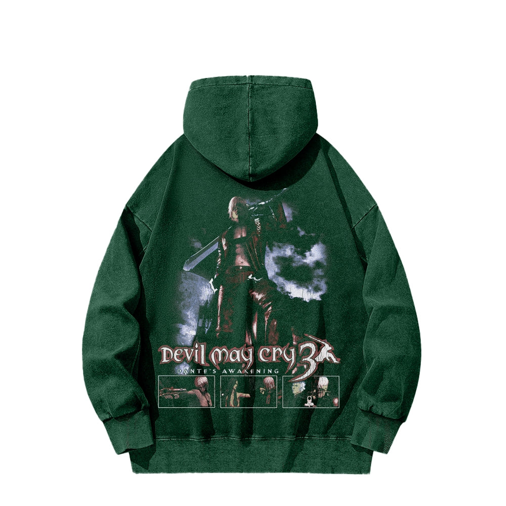 Devil May Cry Unisex washed sweatshirts 2510017215