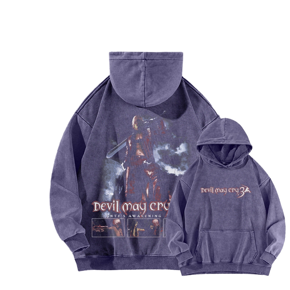 Devil May Cry Unisex washed sweatshirts 2510017215