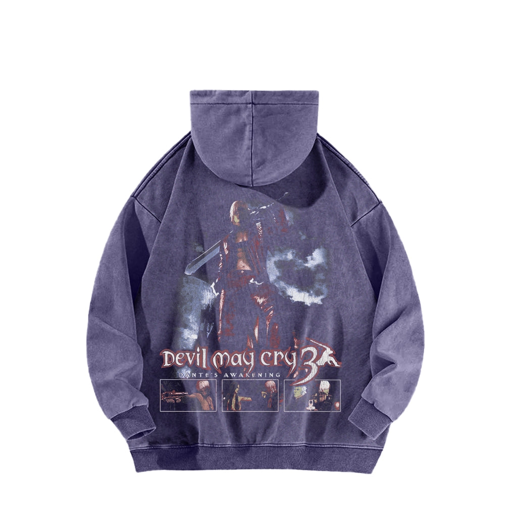 Devil May Cry Unisex washed sweatshirts 2510017215