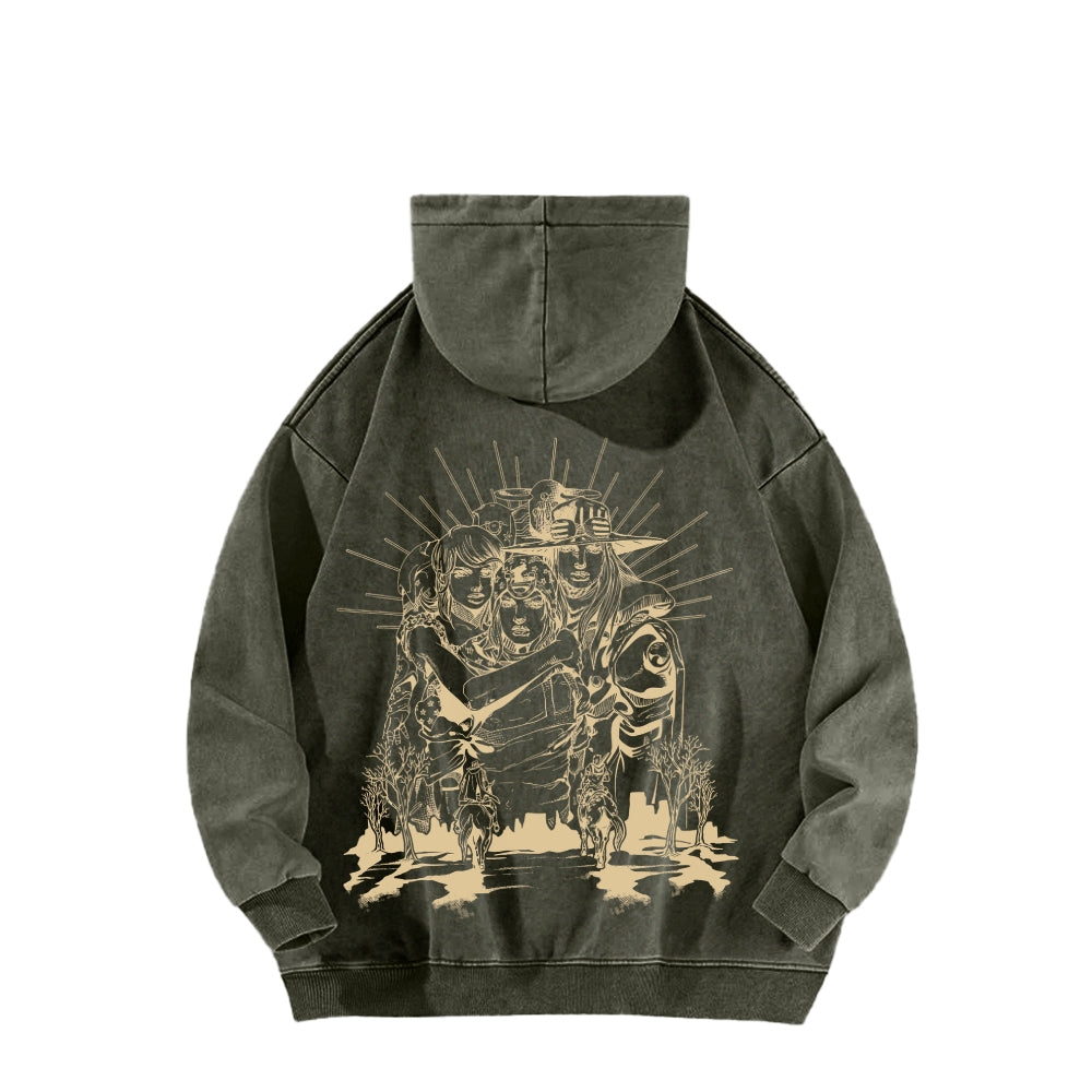 JOJO Unisex washed sweatshirts 2510017262