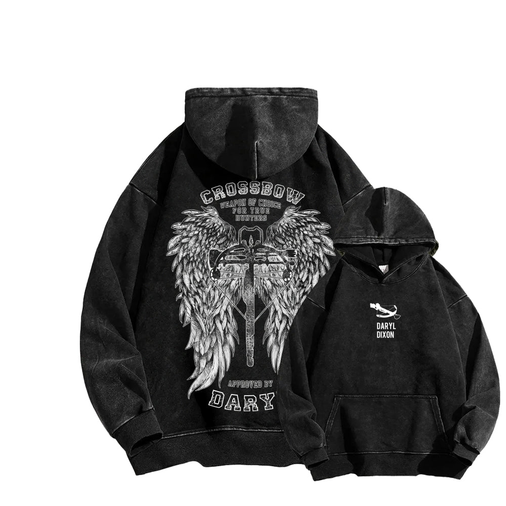 The Walking Dead Daryl Unisex washed sweatshirts 2510020841