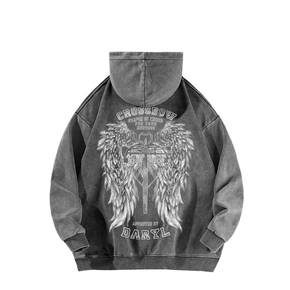 The Walking Dead Daryl Unisex washed sweatshirts 2510020841