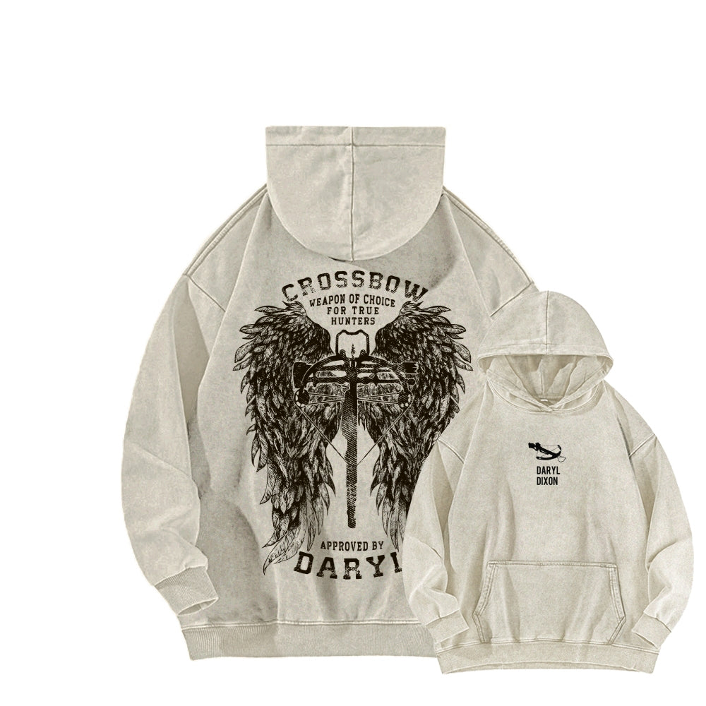 The Walking Dead Daryl Unisex washed sweatshirts 2510020841