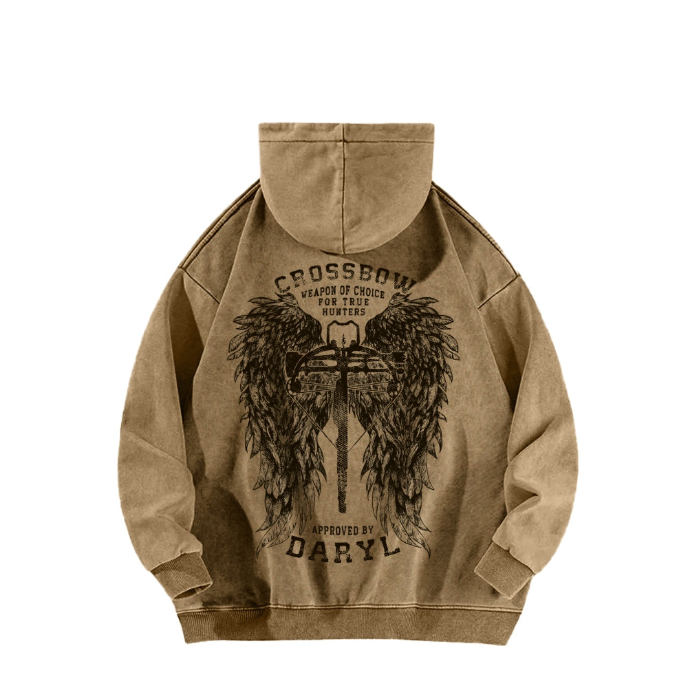 The Walking Dead Daryl Unisex washed sweatshirts 2510020841