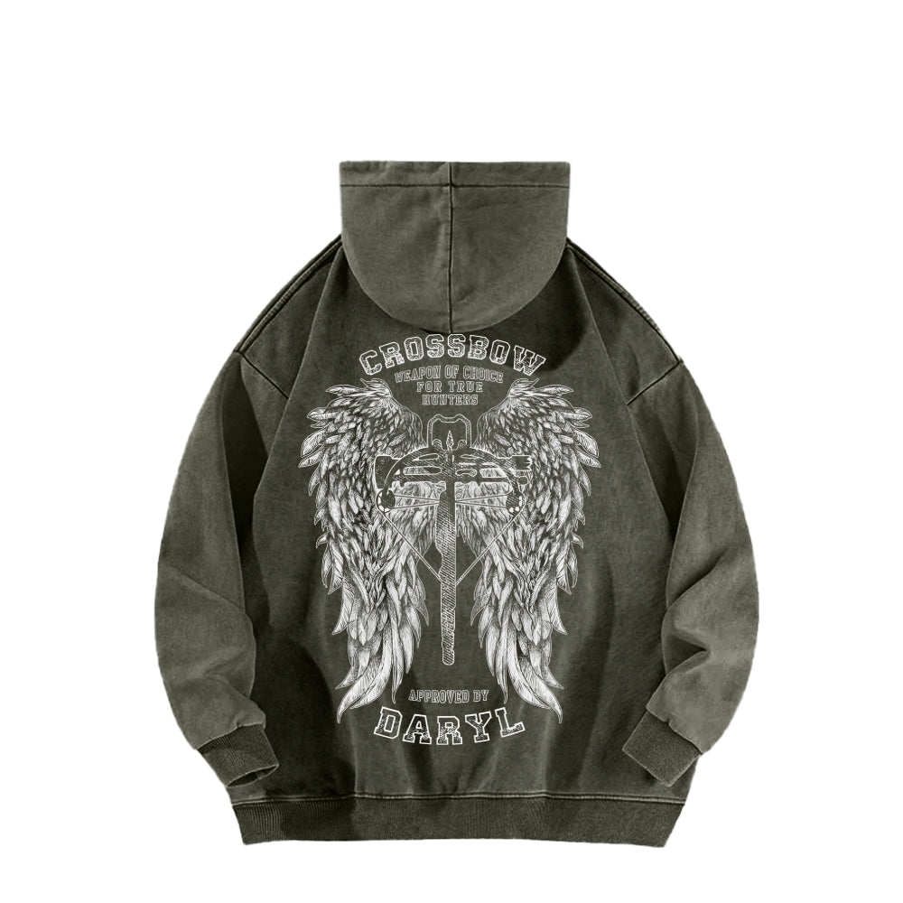The Walking Dead Daryl Unisex washed sweatshirts 2510020841