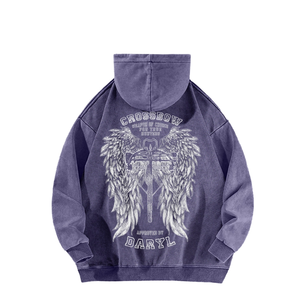The Walking Dead Daryl Unisex washed sweatshirts 2510020841