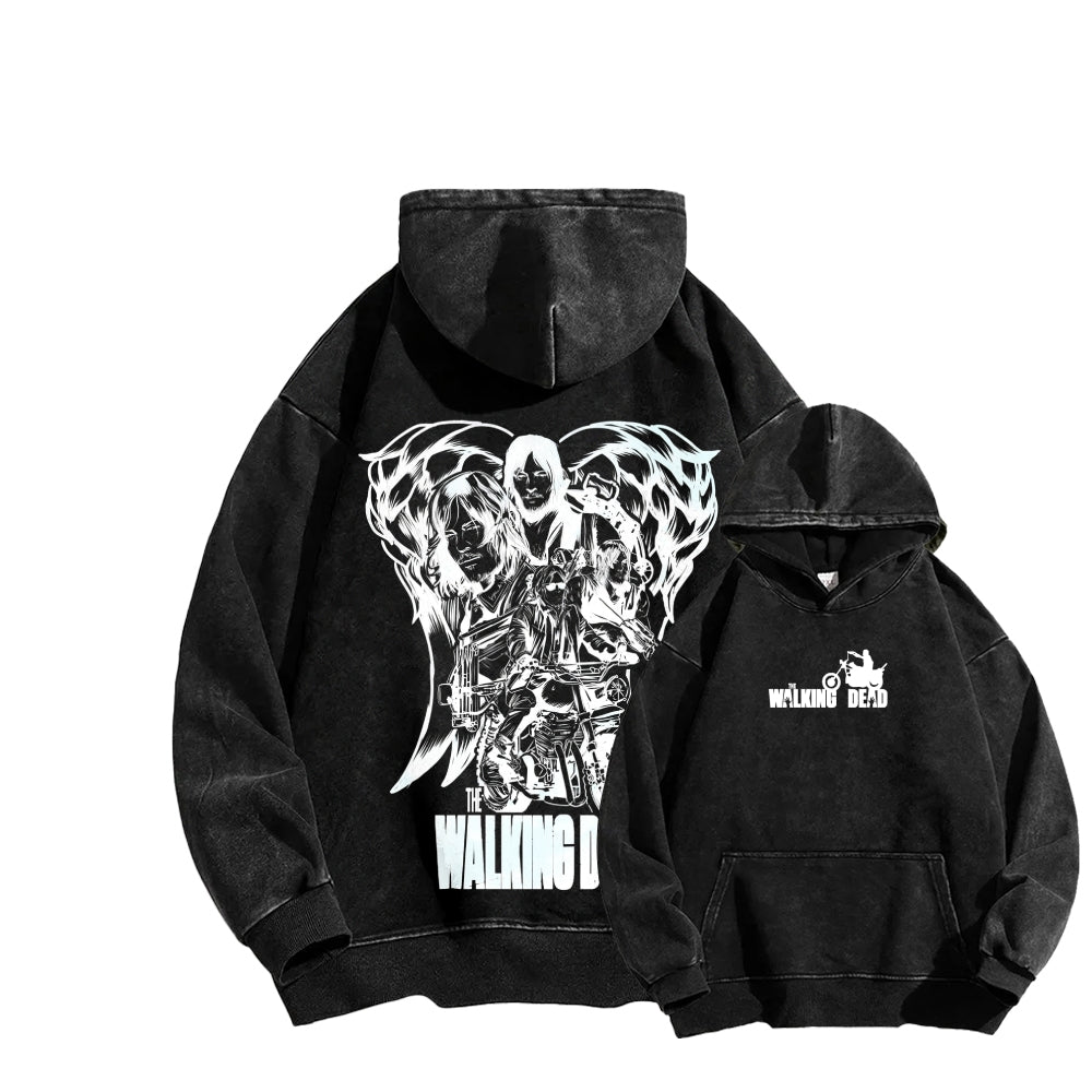The Walking Dead Daryl Unisex washed sweatshirts 2510020843