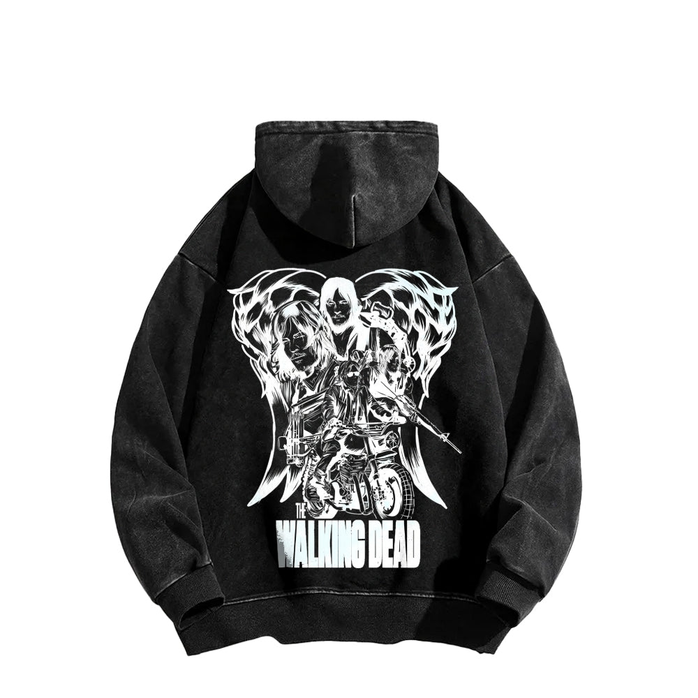 The Walking Dead Daryl Unisex washed sweatshirts 2510020843