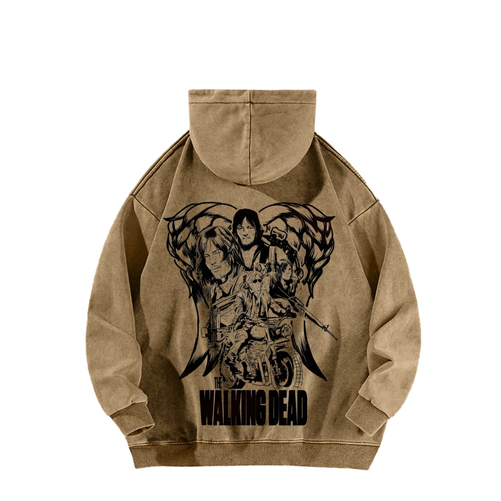 The Walking Dead Daryl Unisex washed sweatshirts 2510020843