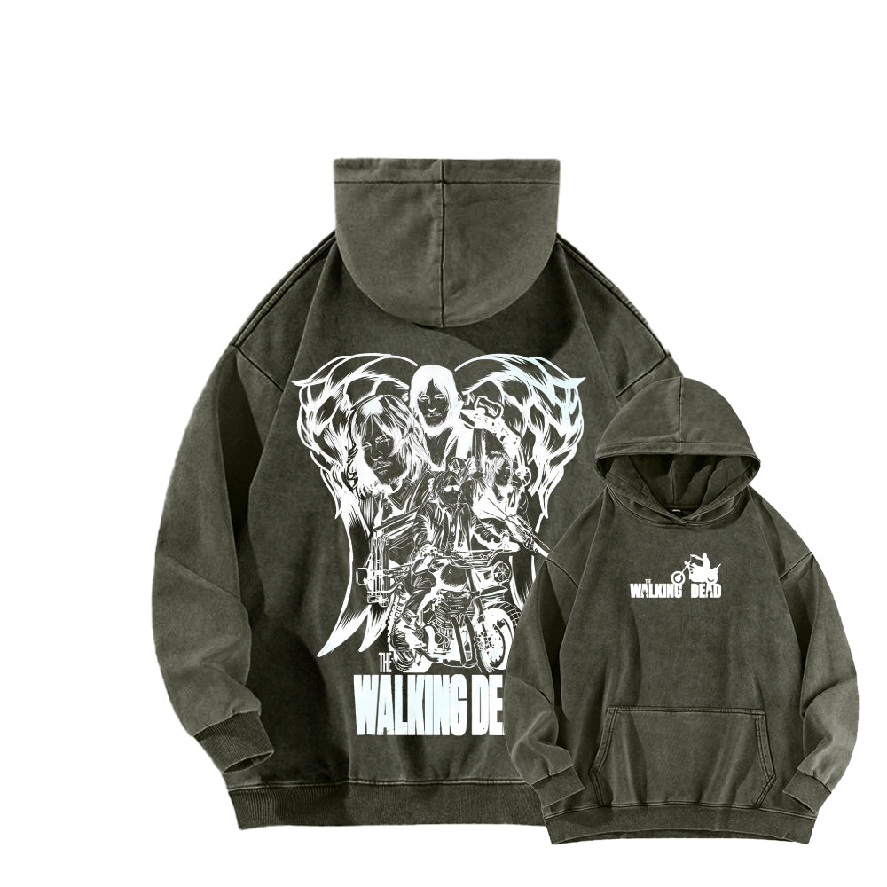 The Walking Dead Daryl Unisex washed sweatshirts 2510020843