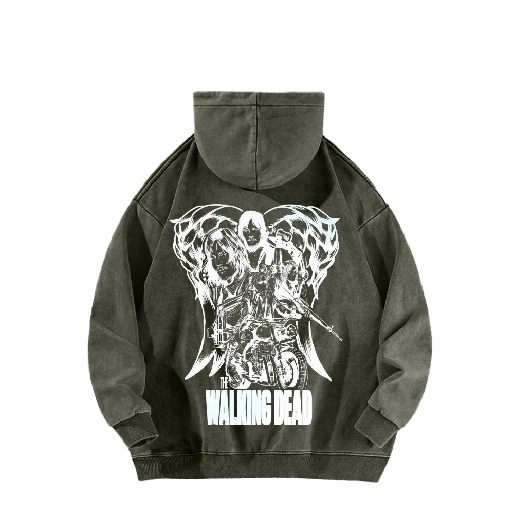 The Walking Dead Daryl Unisex washed sweatshirts 2510020843