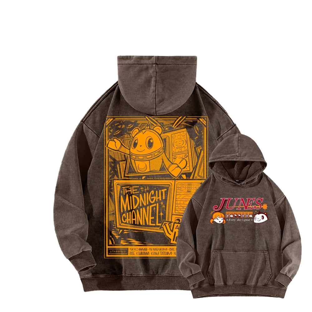Persona Unisex washed sweatshirts 2510021457