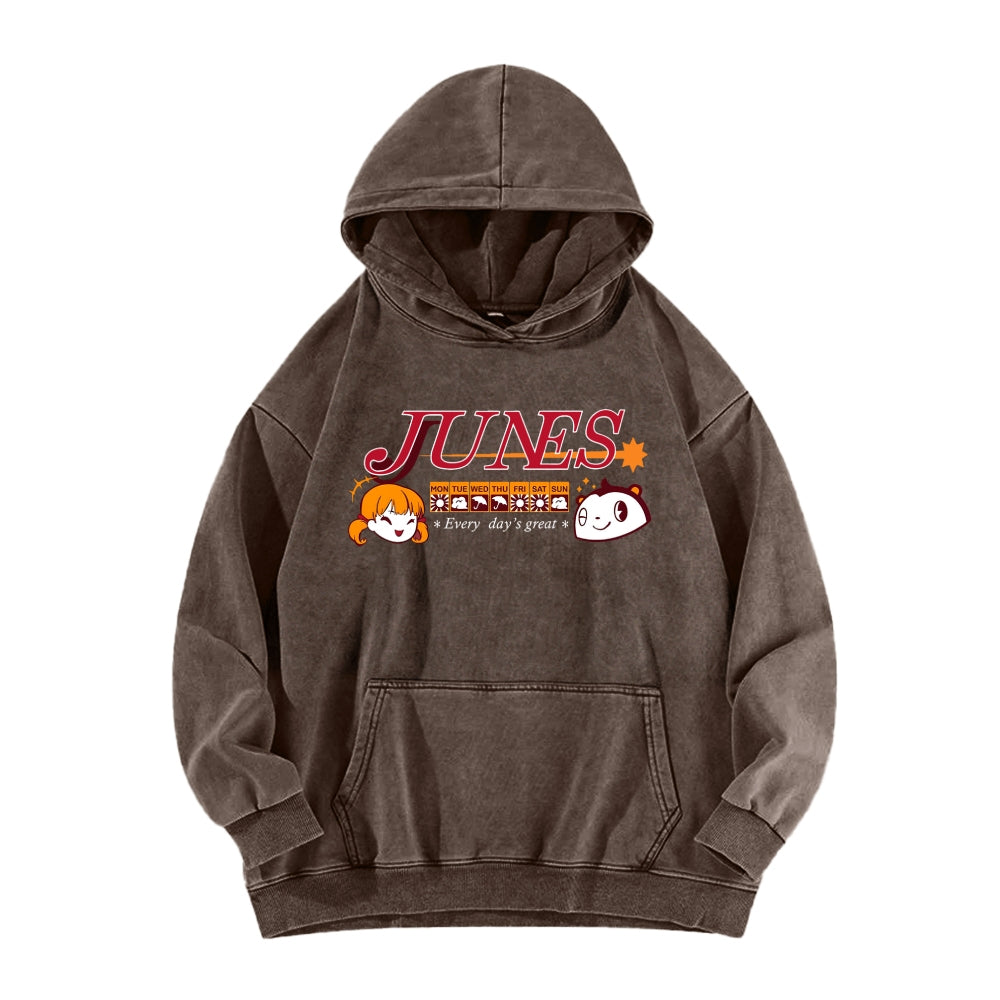 Persona Unisex washed sweatshirts 2510021457