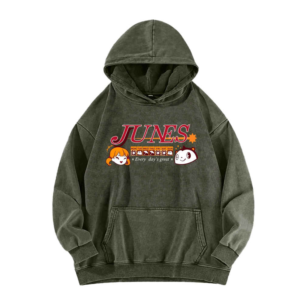 Persona Unisex washed sweatshirts 2510021457