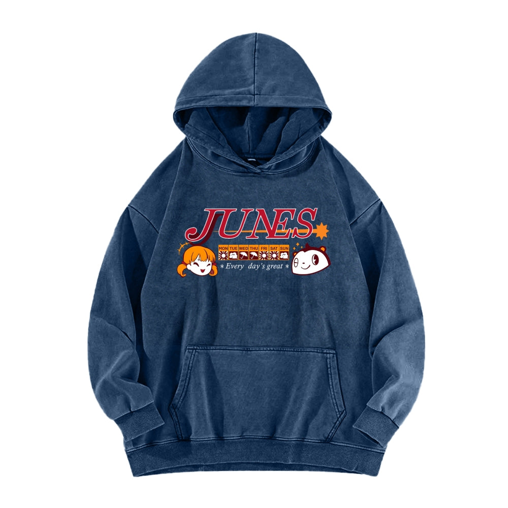 Persona Unisex washed sweatshirts 2510021457