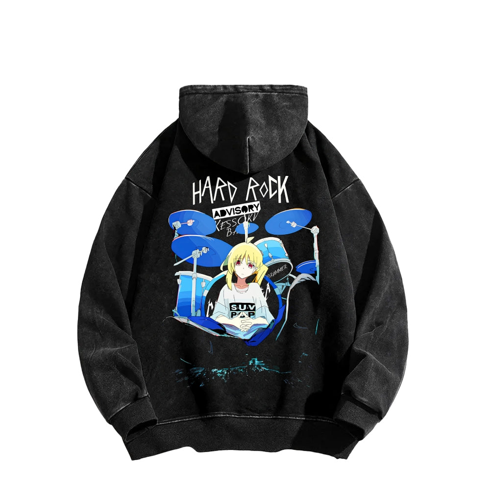 Bocchi Unisex washed sweatshirts 2510021504