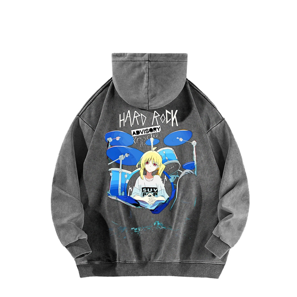 Bocchi Unisex washed sweatshirts 2510021504