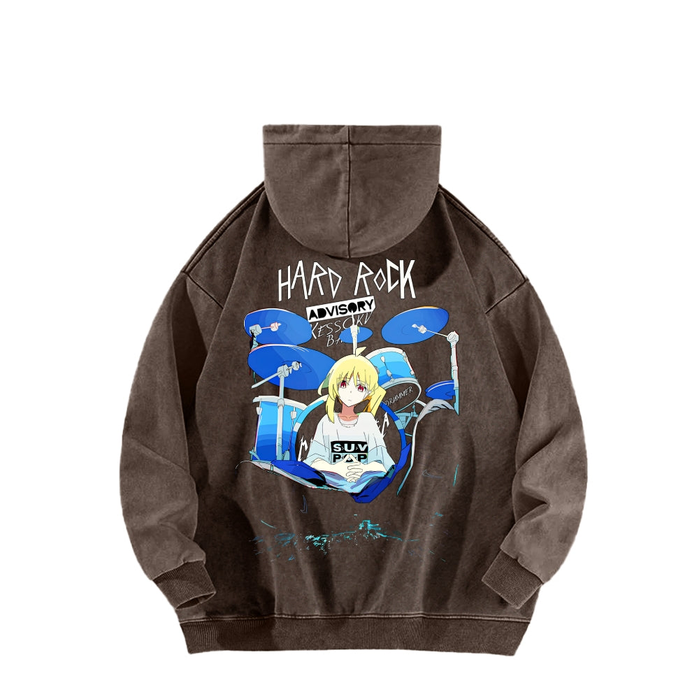 Bocchi Unisex washed sweatshirts 2510021504