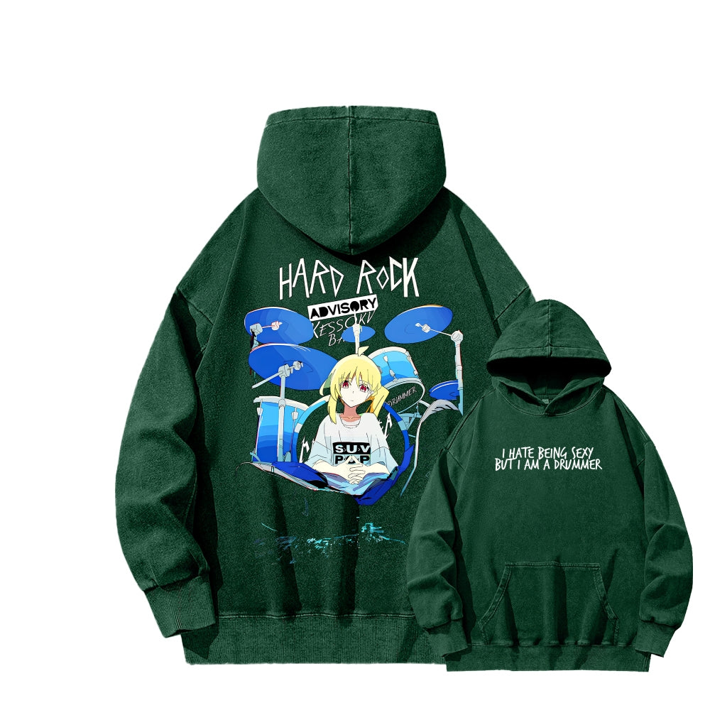 Bocchi Unisex washed sweatshirts 2510021504