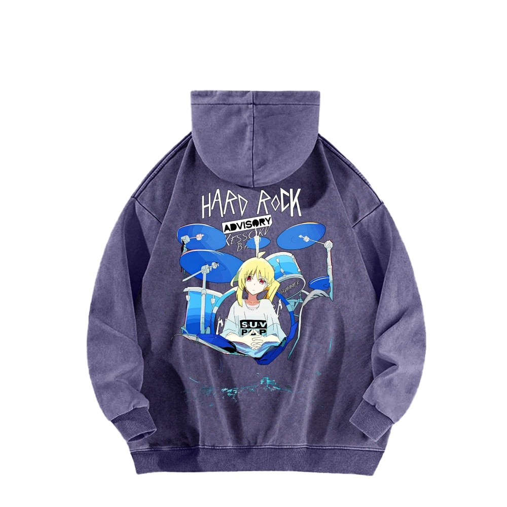 Bocchi Unisex washed sweatshirts 2510021504