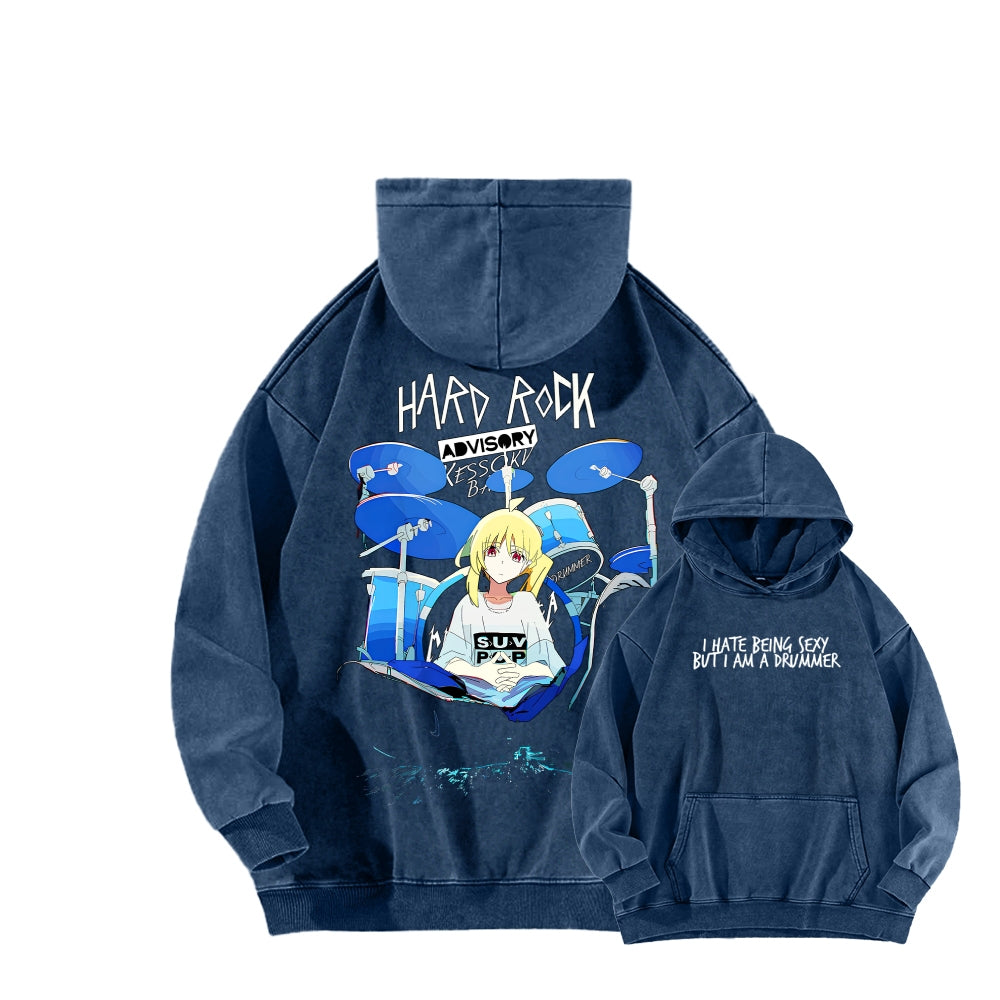 Bocchi Unisex washed sweatshirts 2510021504