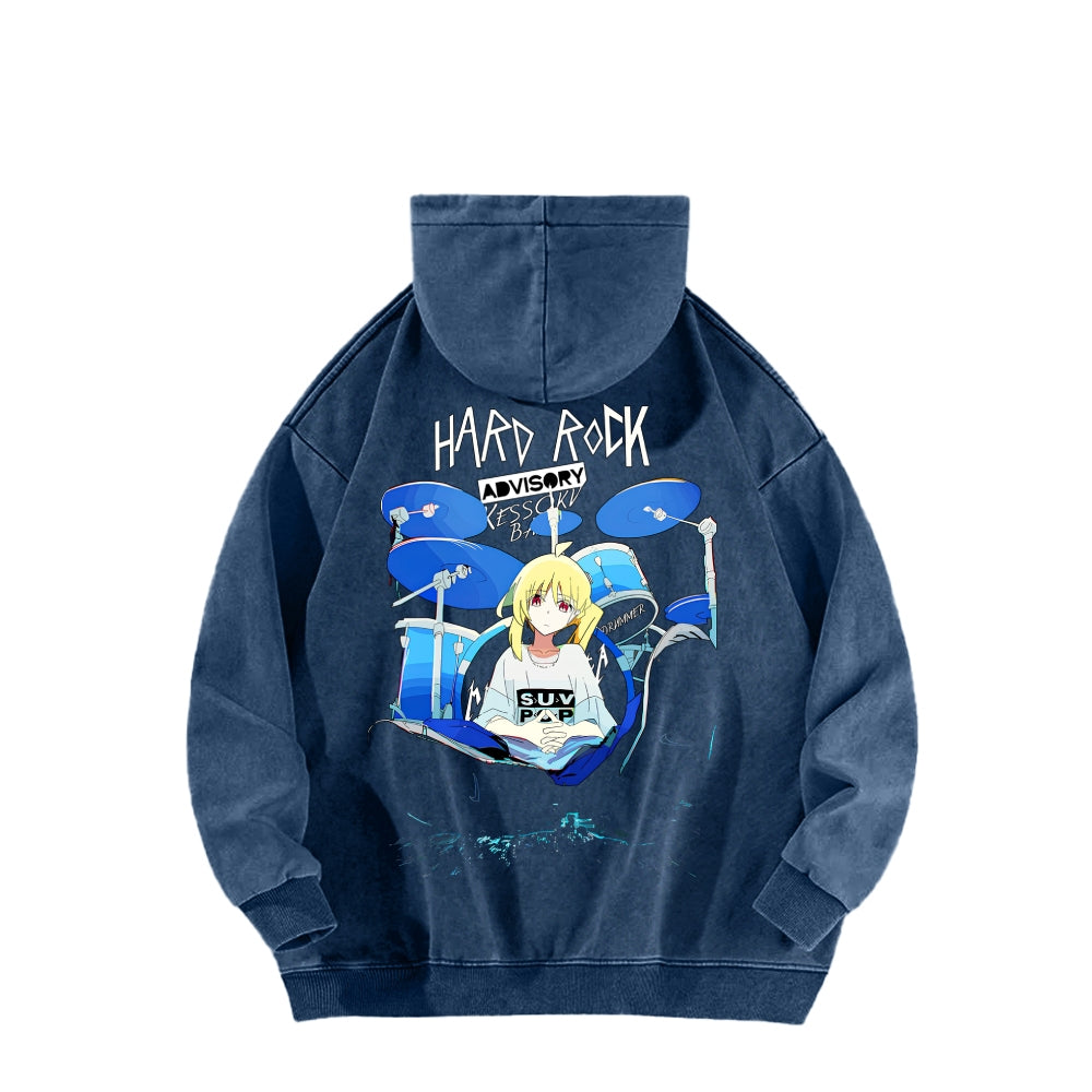 Bocchi Unisex washed sweatshirts 2510021504
