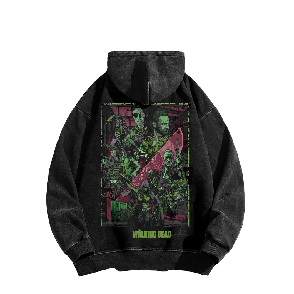 The Walking Dead Unisex washed sweatshirts 2510021508