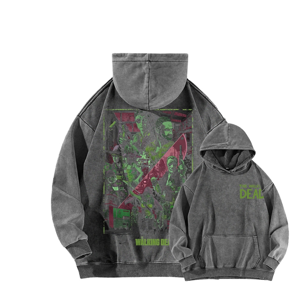 The Walking Dead Unisex washed sweatshirts 2510021508