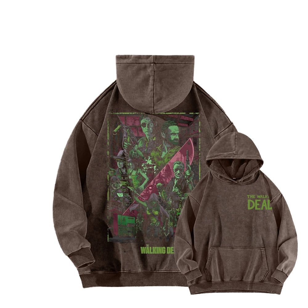 The Walking Dead Unisex washed sweatshirts 2510021508